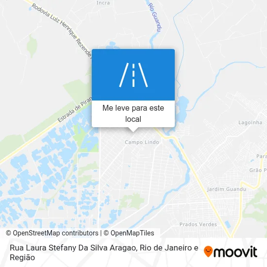 Rua Laura Stefany Da Silva Aragao mapa