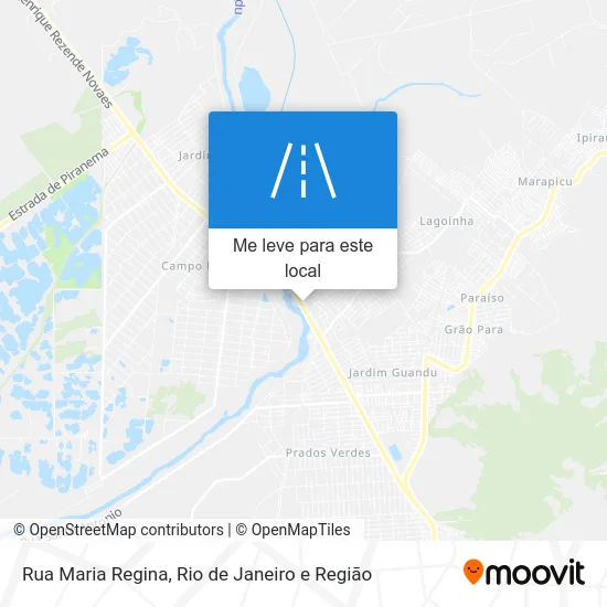 Rua Maria Regina mapa
