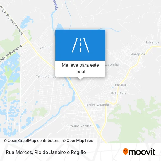 Rua Merces mapa