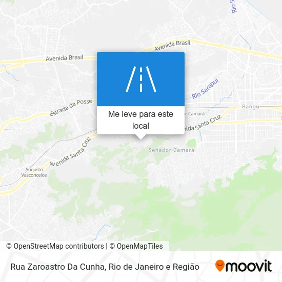 Rua Zaroastro Da Cunha mapa