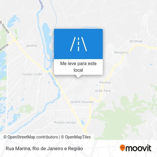 Rua Marina mapa