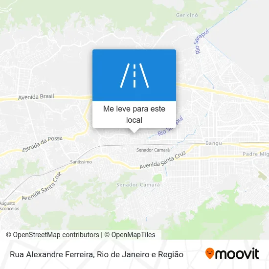 Rua Alexandre Ferreira mapa