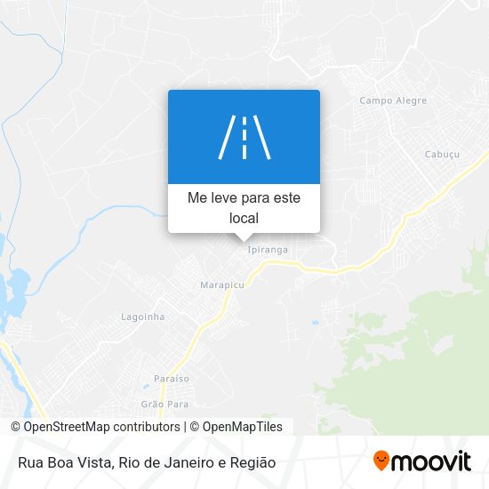 Rua Boa Vista mapa