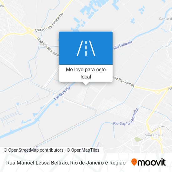 Rua Manoel Lessa Beltrao mapa