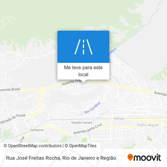 Rua José Freitas Rocha mapa