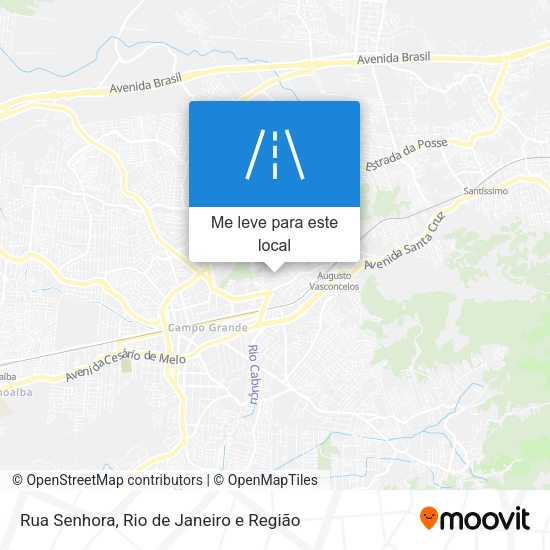 Rua Senhora mapa