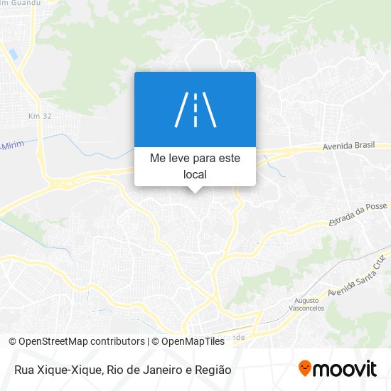 Rua Xique-Xique mapa