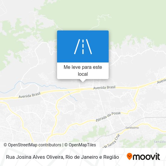 Rua Josina Alves Oliveira mapa