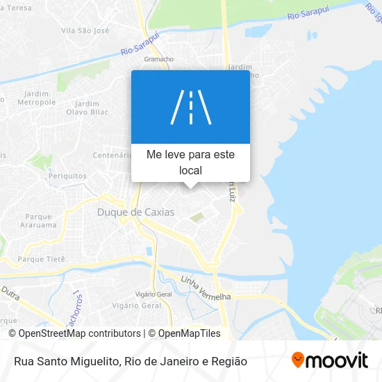Rua Santo Miguelito mapa