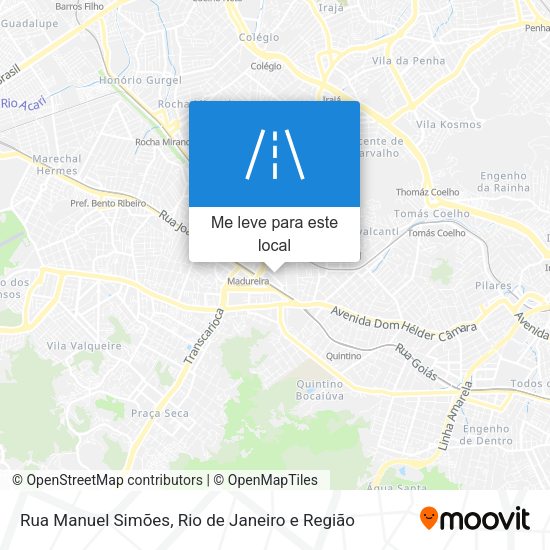 Rua Manuel Simões mapa