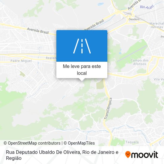 Rua Deputado Ubaldo De Oliveira mapa