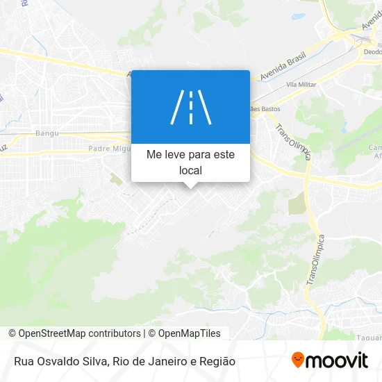 Rua Osvaldo Silva mapa