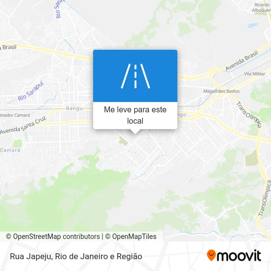 Rua Japeju mapa