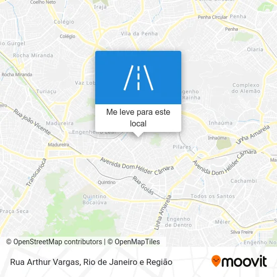 Rua Arthur Vargas mapa