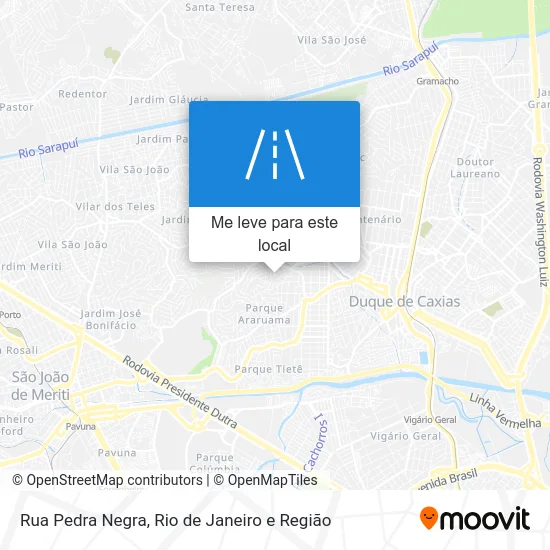 Rua Pedra Negra mapa