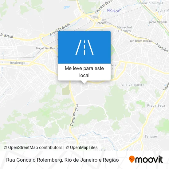Rua Goncalo Rolemberg mapa