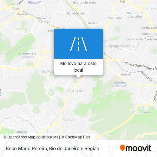 Beco Mario Pereira mapa