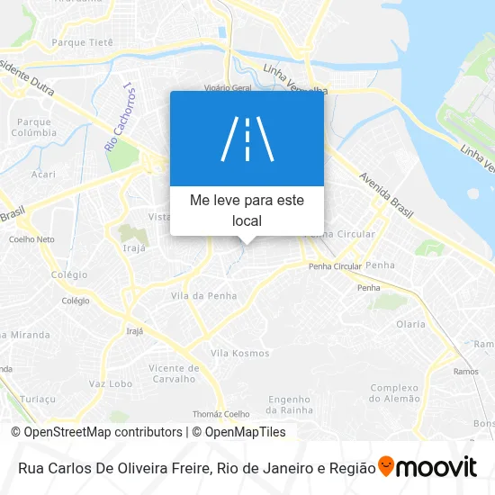 Rua Carlos De Oliveira Freire mapa