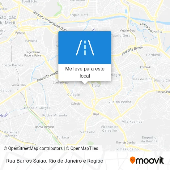 Rua Barros Saiao mapa