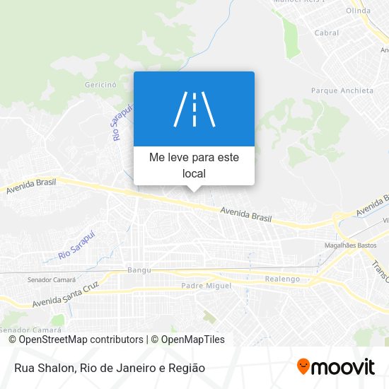 Rua Shalon mapa