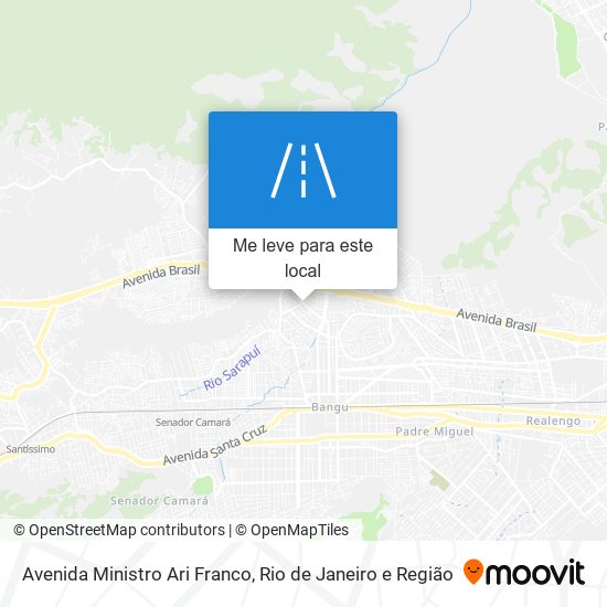 Avenida Ministro Ari Franco mapa