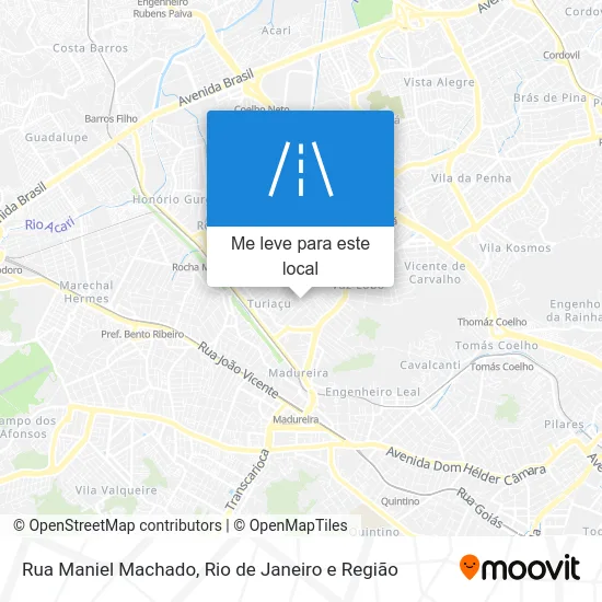 Rua Maniel Machado mapa