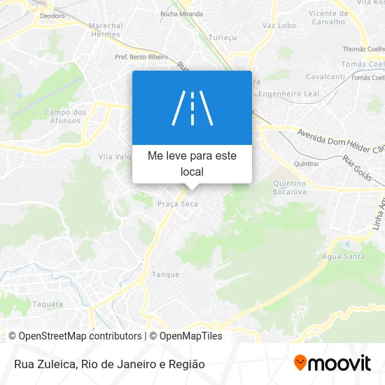 Rua Zuleica mapa