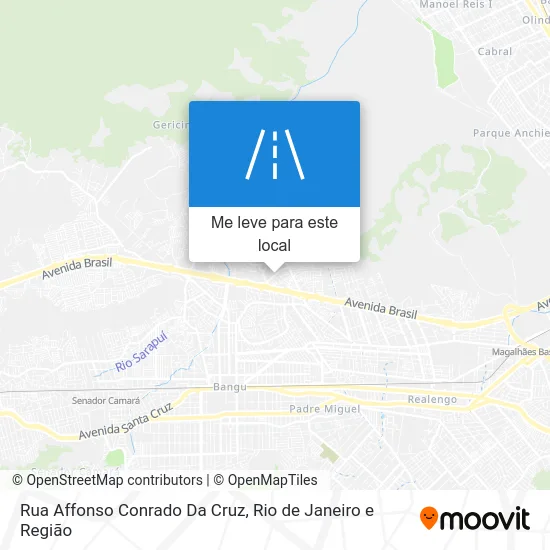 Rua Affonso Conrado Da Cruz mapa