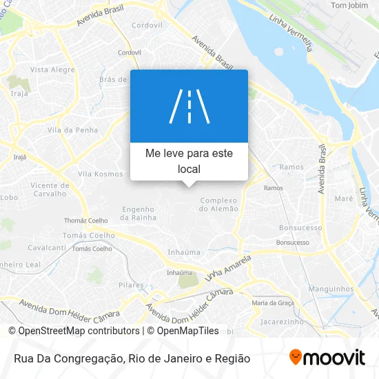 Rua Da Congregação mapa