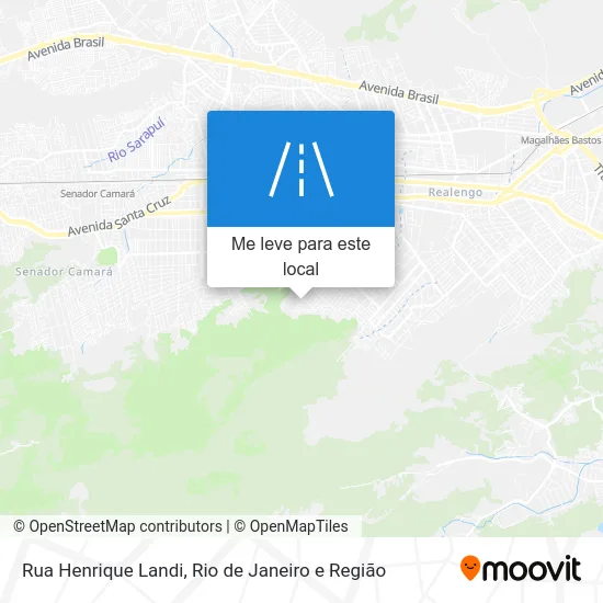Rua Henrique Landi mapa