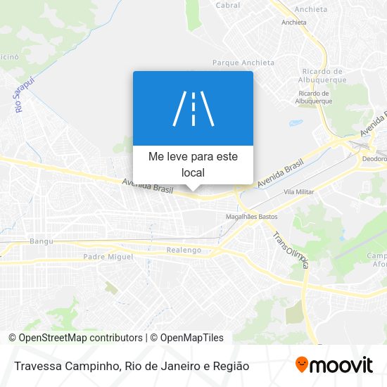 Travessa Campinho mapa