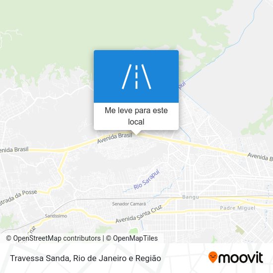 Travessa Sanda mapa