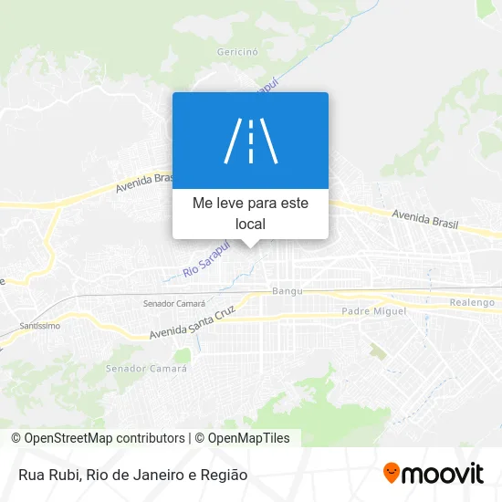 Rua Rubi mapa