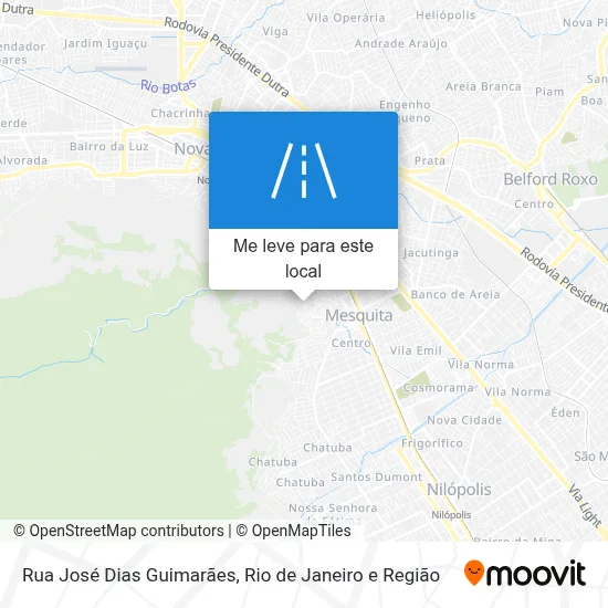 Rua José Dias Guimarães mapa