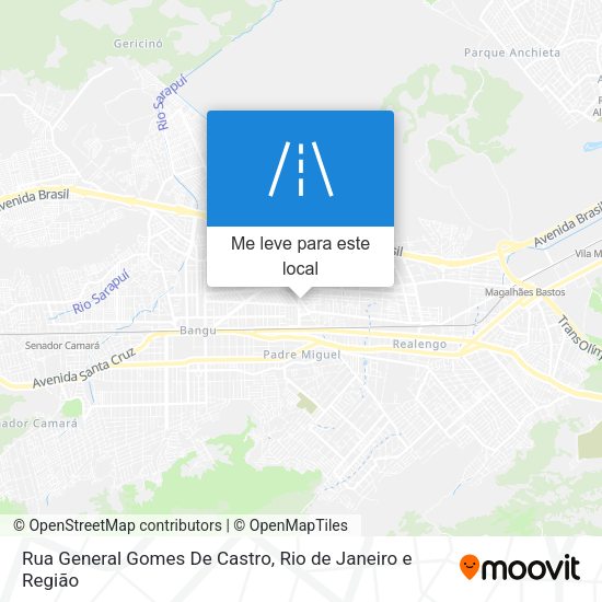 Rua General Gomes De Castro mapa
