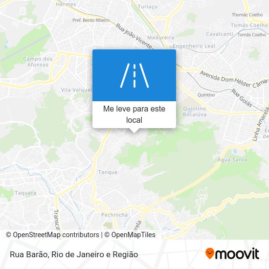 Rua Barão mapa