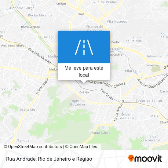Rua Andrade mapa