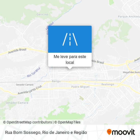 Rua Bom Sossego mapa