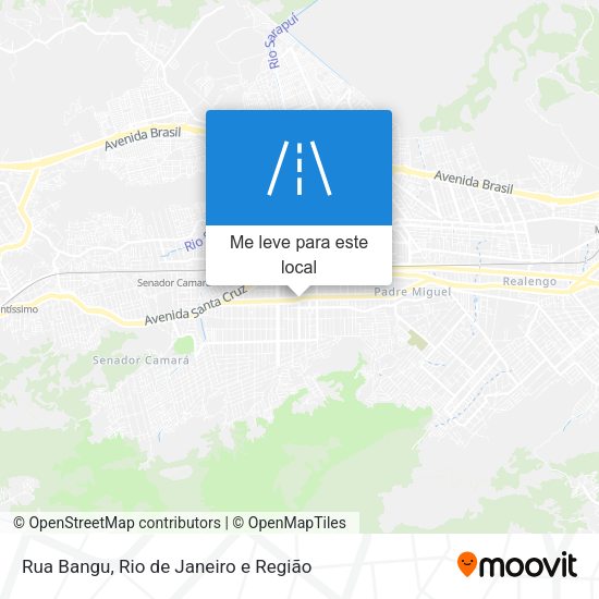 Rua Bangu mapa