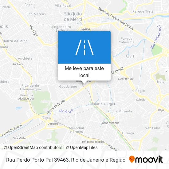 Rua Perdo Porto Pal 39463 mapa