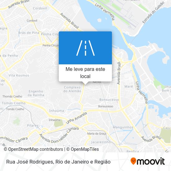 Rua José Rodrigues mapa