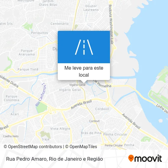 Rua Pedro Amaro mapa