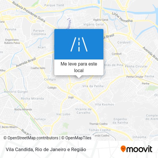 Vila Candida mapa