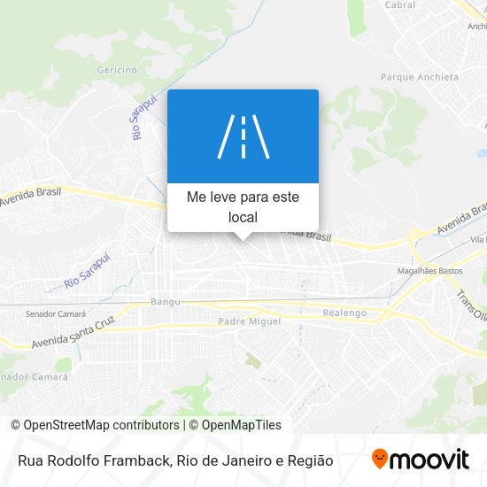 Rua Rodolfo Framback mapa