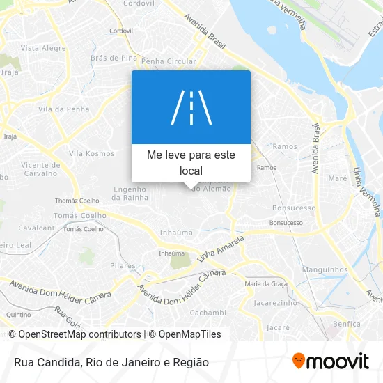 Rua Candida mapa