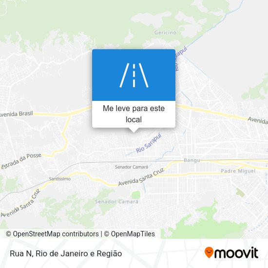 Rua N mapa