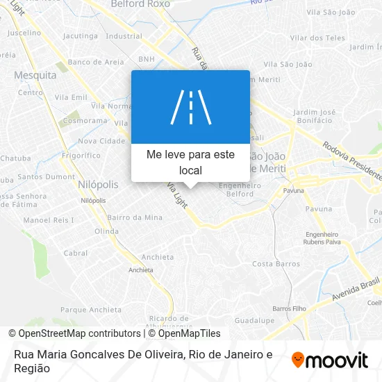 Rua Maria Goncalves De Oliveira mapa