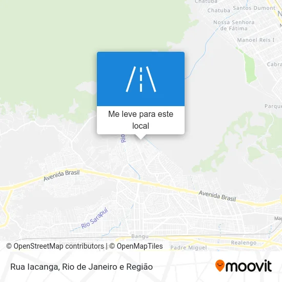 Rua Iacanga mapa