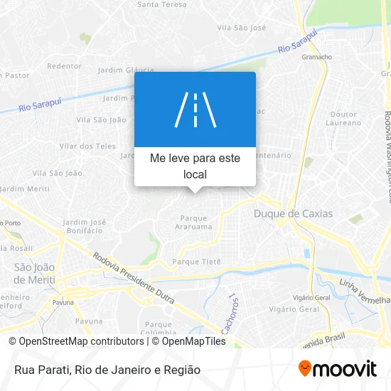 Rua Parati mapa