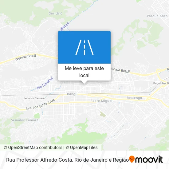 Rua Professor Alfredo Costa mapa